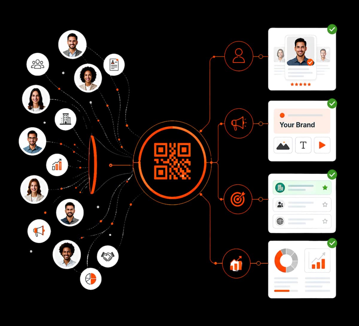 Illustration of a founder building their startup with an AI team