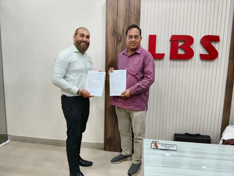 The Letter of Understanding, signed. LBS Group of Institutions, Kota, Rajasthan.